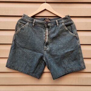 Vintage 90's Bugle Boy Jorts Streetwear Baggy Navy Blue